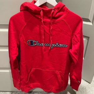 Champion Women Red Hoodie Size M